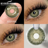 Boxtoday 1pair Natural Colored Contact Lenses for Eyes Fashion Gray Eye Contacts Yearly Brown Lenses Color Eye Lens Pink Lenses