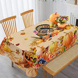 Boxtoday Tablecloth For Thanksgiving Party Waterproof Oilproof Tablecloth Household Rectangular Tablecloth Kitchen Dining Table Decor