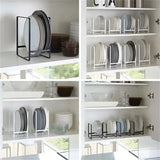 Boxtoday Dish Rack Dish Drainer Pot Rack Kitchen Accessories Plate Rack Dish Drying Rack Kitchen Spice Rack Plate Organizer Sort Rack