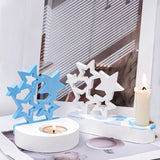 Boxtoday Star Candle Holder Silicone Mold DIY Stars Ornaments Making Plaster Concrete Resin Candlestick Molds Home Decor Craft Gifts