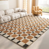 Boxtoday Minimalist Plaid Living Decoration Carpets Checkerboard Bedroom Bedside Rug Soft Plush Comfortable Home Large Area Carpet Tapete