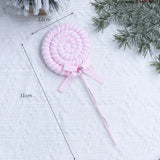 Boxtoday Pink Christmas Ornaments Artistic Decorative Eye-Catching Pendants Intricate Hanging Ornaments for Home Decor