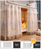 Boxtoday Bunk bed Gauze curtain Bed curtain mosquito net tent bedroom Student bed Blocking privacy blackout window