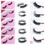 Boxtoday Wet Lash Spikes New Volume Fluffy Full Strip Lashes Makeup Accessories Faux Mink Eye Lashes Vendor C/D Curl False Eyelashes