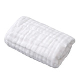 Boxtoday 1PCS Baby Rectangular Bath Towel 6-layer Gauze Super Soft Absorbent Face Towel 35*75