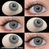 Boxtoday 2pcs New Colored Contacts Lenses Natural Blue Lense Brown Eye Contacts Lenses Yearly Use Fashion Lenses Beauty Pupils