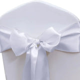 Boxtoday 10/50pcs Satin Chair Bow Sashes Wholesale Wedding Chair Knot Ribbon Ties For Party Event Hotel Banquet Supplies Home Decorations