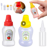 Boxtoday Mini Tomato Ketchup Bottle Portable Sauce Salad Squeeze Bottle Small Bento Honey Bottle Storage In Lunch Box Kitchen Accessories