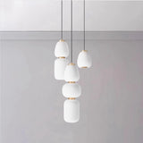 Boxtoday Modern Milky White Glass Pedant Lamp Nordic LED Dining Table Hanging Lamp Living Room Kitchen Bedroom Glass Ball Pendant Light