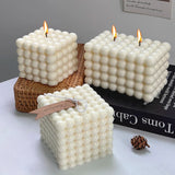 Boxtoday 3D Bubble Candle Silicone Mold DIY Handmade Rubik's Cube Aromatherapy Wax Molds Plaster Soap Tool Epoxy Mould Home Decoration