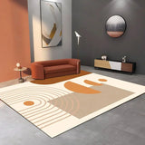 Boxtoday Living Room Large Area Carpet Modern Simplicity Room Coffee Table Mats Household Dirt-resistant Sofa Rug Non-slip Entry Door Mat