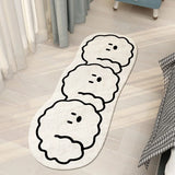 Boxtoday Bedside Rugs White Carpet Thickened Cartoon Door Mat Bedroom Rug LivingRoom Decorative IG Cute Kitten Puppy Customized 양탄자 тапис