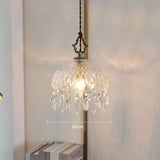 Boxtoday French Retro Glass Hanging Light Indoor LED Luxury Art Chandelier Bedroom Bar Restaurant Table Pendant Lamp With E14 Bulb