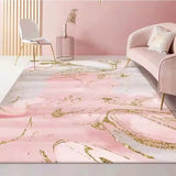 Boxtoday Nordic Style Sofa Coffee Table Mat Pink Cute Living Room Rug Girl Bedroom Bedside Rugs Simple Abstract Large Area Non-slip Mats