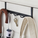 Boxtoday 5 Hooks Storage Organizers Coat Hat Towel Hanger Door Hooks Keys Towel Storage Rack Home Storage Accessories