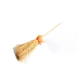 Boxtoday 5/10 Pcs Mini Broom for Halloween Party Decoration Costume Props Dollhouse Accessories Witch Straw Brooms Hanging Ornaments