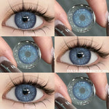 Boxtoday 1pair Colored Pupils for Eyes Green Eye Color Lenses Brown Natural Blue Eye Lenses High Quality Gray Lenses Soft Pupils