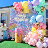 Boxtoday Macaron Rainbow Balloon Garland Arch Kit Girls Pastel Wedding Happy Birthday Party Pink Balloons Baby Shower Decoration Kid Gift