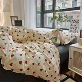 Boxtoday Nordic Pink Black Checkerboard Duvet Cover Set with Pillowcase Bed Sheet Kid Girls Bedding Sets Full Queen Twin Kawaii No Filler