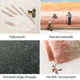 Boxtoday Nordic Living Room Carpet Irregular Home Bedroom Room Bedside Rugs Thick Simple Cloakroom Leisure Area Plush Mats