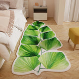 Boxtoday  Creative Leaf Carpet Art Green Leaf Rug Comfortable Soft Bedside Carpet Living Room Sofa Decoration Carpets Balcony Non Slip Mat