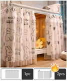 Boxtoday Bunk bed Gauze curtain Bed curtain mosquito net tent bedroom Student bed Blocking privacy blackout window