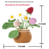 Boxtoday Handmade DIY Tulip Flowers Plant Potted Crochet Knitting Kit for Adults and Kids Crochet Starter Knitting Kit