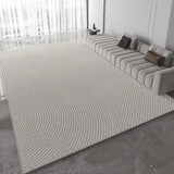 Boxtoday Light Grey Carpet Luxurious Geometric Stripes Living Room Carpets Large Size Decorative Rugs Comfortable Easy Clean Bedroom Rug