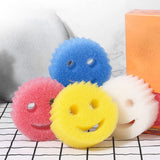 Boxtoday 2/4 pcs Dishwashing Sponge Cloth Strong Scouring Pad Miracle Sponge Household Kitchen Bathroom Migic Cleaning Wipe For kitchen