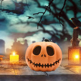 Boxtoday Halloween LED Pumpkin Lights Battery Operated Cute Indoor Pumpkins Light Up Jack O Lanterns For Balcony Desktop Courtyard