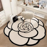 Boxtoday Irregular Living Room Large Area Carpet Floral Pattern Bedroom Carpets Minimalist Home Decoration Rug Short Pile Balcony Rugs IG