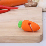 Boxtoday Creative Cute Little Pepper Carrot Chicken Leg Modeling Pot Lid Raising Silicone Anti-Spill Kitchen Practical Fun Gadget 1PC