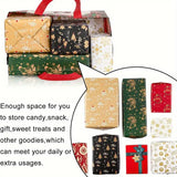 Boxtoday 12PCS Christmas Gift Packaging Bag Santa Claus Snowman Elk Gift Bag Non-Woven Christmas Packaging Christmas Decoration Navidad