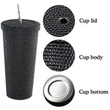 Boxtoday Bling Thermal Bottle 750ml Glitter Diamond Bottle Tumbler Lid Water Water Diamond Bottle With Straw Glitter With Cleaning Brush