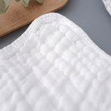 Boxtoday 1PCS Baby Rectangular Bath Towel 6-layer Gauze Super Soft Absorbent Face Towel 35*75