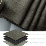 Boxtoday Ins Cotton Linen Full Blackout Living Room Curtain Light Luxury Thick Study Curtains Sunscreen Heat Insulation Bedroom Drapes