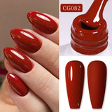 Boxtoday 10ml Blood Red Jelly Gel Nail Polish Halloween Nails Art Gel Polish Sheer Translucent Nail Gel for Winter Manicure