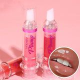 Boxtoday  Lip Plumping Booster Gloss High Shine for Plumper Looking Lips Extreme Shine Crystal Volume Lip Oil Hot