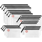 Boxtoday Mesh Zipper Storage Bags Document Bag Waterproof Zip Pouch File Folders A3 A4 A5 A6 School Office Supplies Pencil Case Organizer
