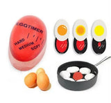 Boxtoday 1/2pcs Egg Timer Kitchen Electronics Gadget Color Changing Yummy Soft Hard Boiled Eggs Cooking Eco-Friendly Resin Red  Tool