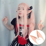 Boxtoday Cute Halloween Glow in The Dark Fairy Cosplay Anime Fake Elf Ears Props Pixie Costume Easter Decoration