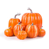 Boxtoday Halloween Party Simulation Pumpkin Decorations Artificial Gold Orange White Pumpkin Halloween DIY Home Outdoor Decorations