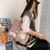 Boxtoday Gift Getadme Waterproof Canvas Women Handbags Shoulder Bag Nylon Ladies Messenger Bag Oxford Crossbody Bags Tote Book Bags for Girls Satchels