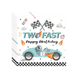 Boxtoday Racing car party plates cups napkin tablecloth two fast party plates cups napkins kids two fast birthday party decoration Banner