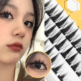 Boxtoday Manga Lashes Thick Little Devil False Eyelashes Bundles Single Cluster Segmented Natural Simulation Cos Eyelashes Eye Extension