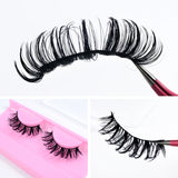 Boxtoday Wet Lash Spikes New Volume Fluffy Full Strip Lashes Makeup Accessories Faux Mink Eye Lashes Vendor C/D Curl False Eyelashes