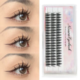 Boxtoday Manga Lashes Thick Little Devil False Eyelashes Bundles Single Cluster Segmented Natural Simulation Cos Eyelashes Eye Extension