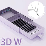 Boxtoday W Shape Eyelashes Extensions W Shaped Bloom 3d 4d 5d 6d 7d 8d Eye Lashes Natural Soft Premade Fan Lash Extensions