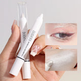 Boxtoday 3 Colours Matte White Highlighter Pencil Waterproof Long Lasting Brighten Lying Silkworm Eyeshadow Stick Facial Makeup Cosmetics