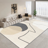 Boxtoday Minimalist Geometric Abstract Striped Carpet Comfortable Easy Clean Large Area Living Room Carpets Luxury Bedroom Decorative Rug